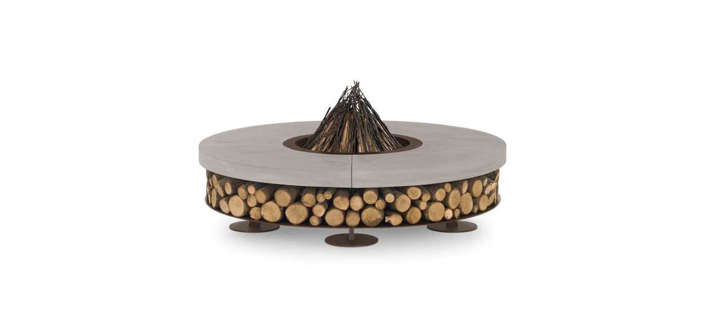 Ercole Concrete Fire Pit By