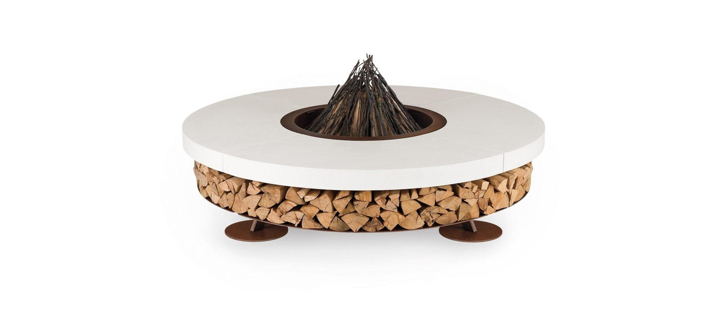 Ercole Concrete Fire Pit By