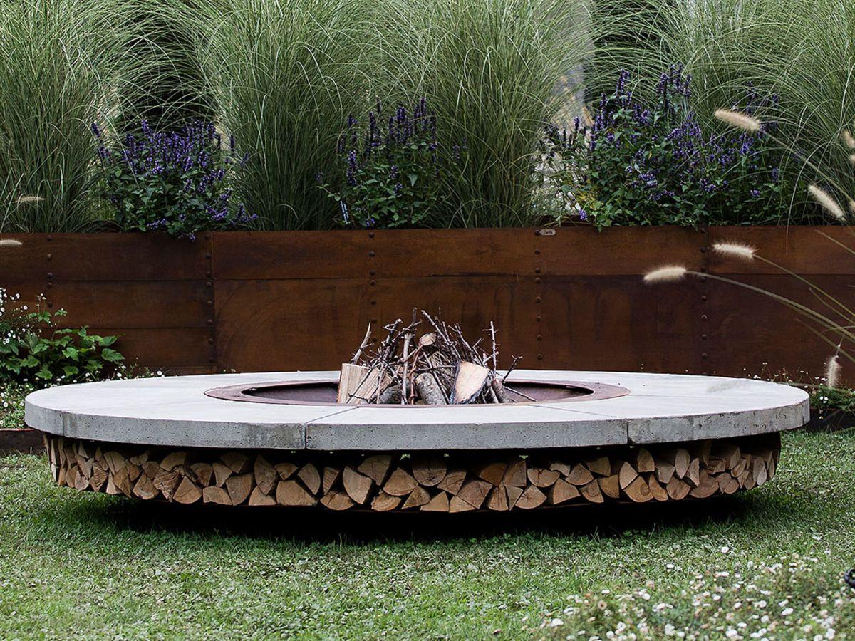 Ercole Marble Fire Pit