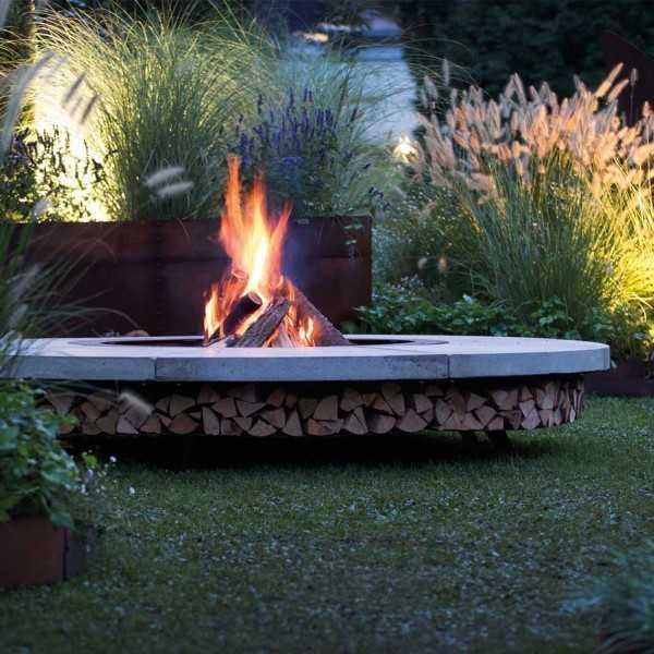 Ercole Marble Fire Pit