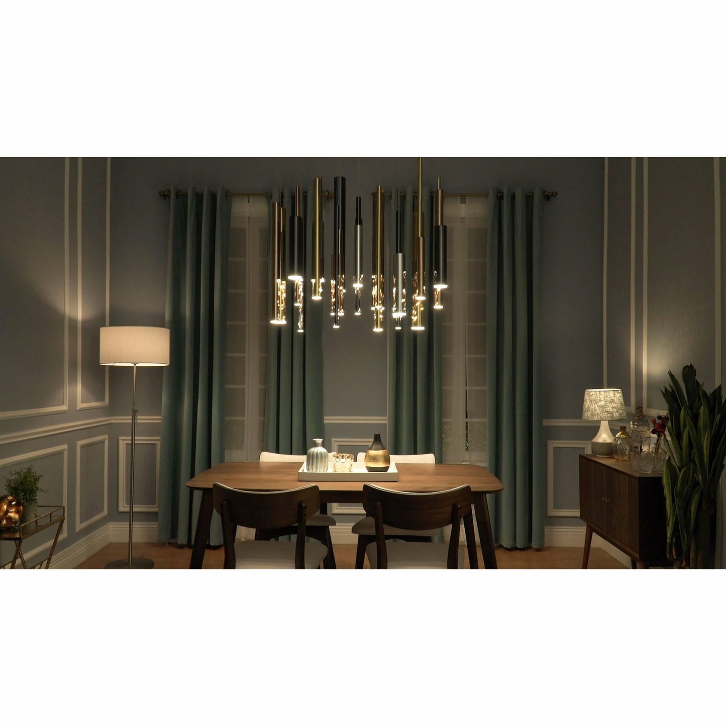 FLUTE 31-LIGHT LED PENDANT by ET2