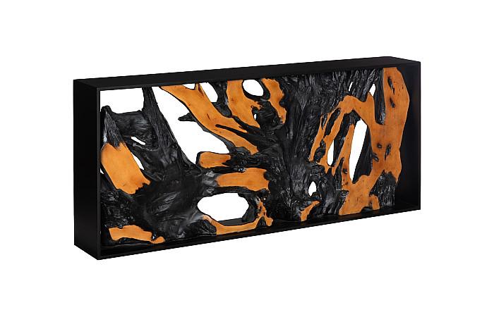 Cast Root Framed Console, Brown