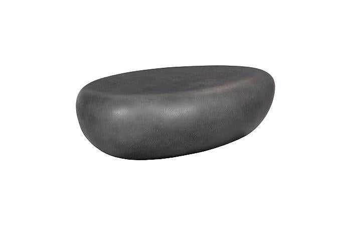 River Stone Coffee Table Small, Charcoal Stone