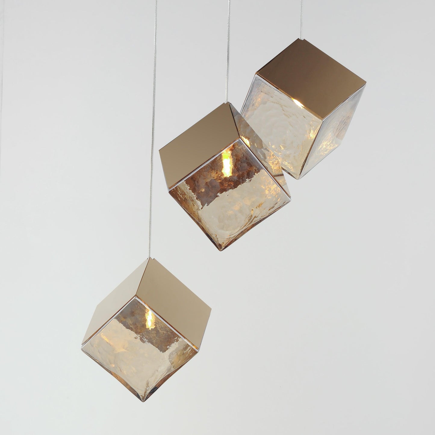 ICE CUBE 3-LIGHT LED PENDANT
