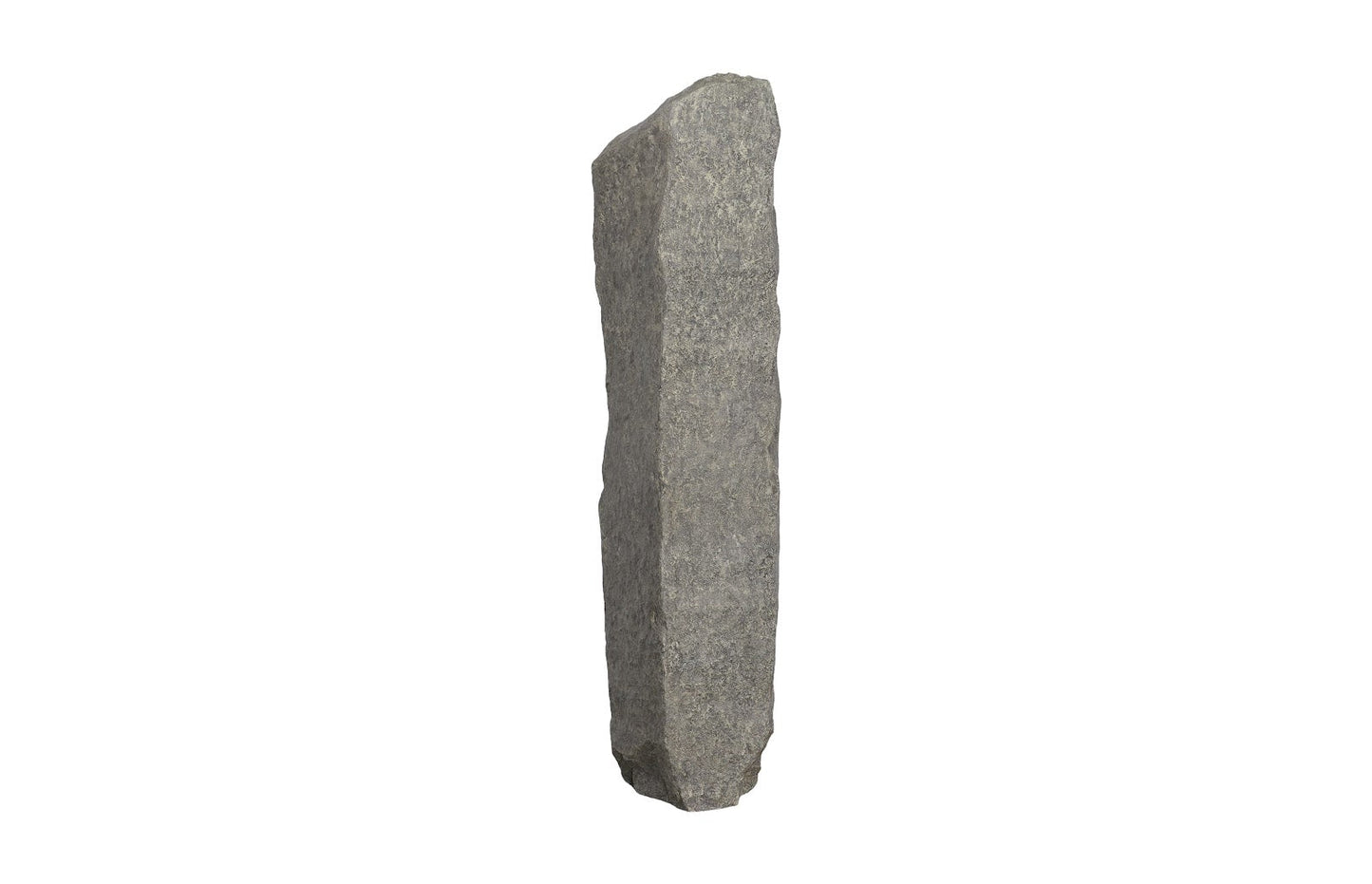 Cast Colossal Splinter Stone Sculpture, Gray