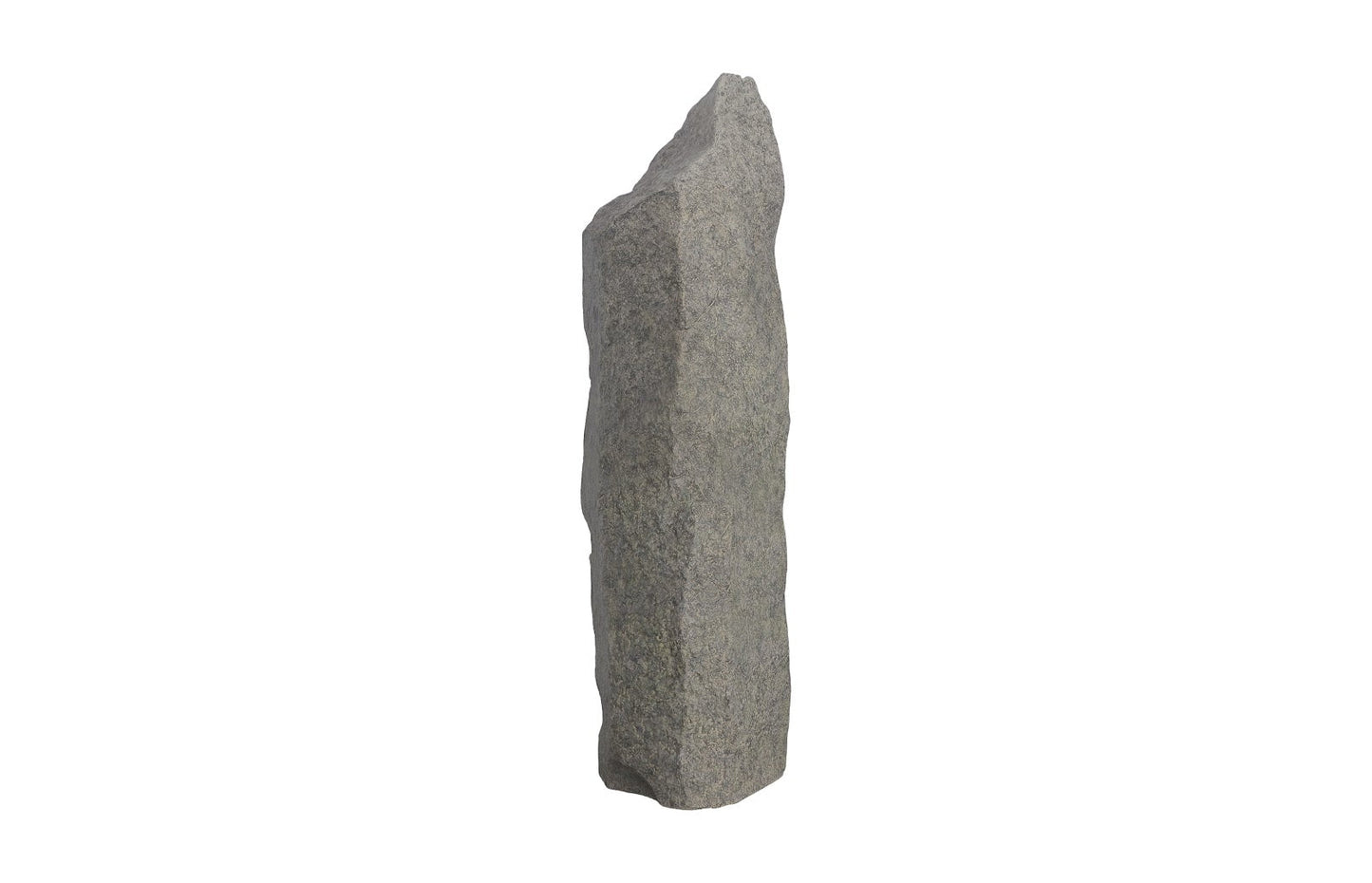 Cast Colossal Splinter Stone Sculpture, Gray