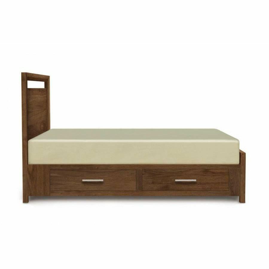 MANSFIELD 49 H STORAGE BED IN WALNUT