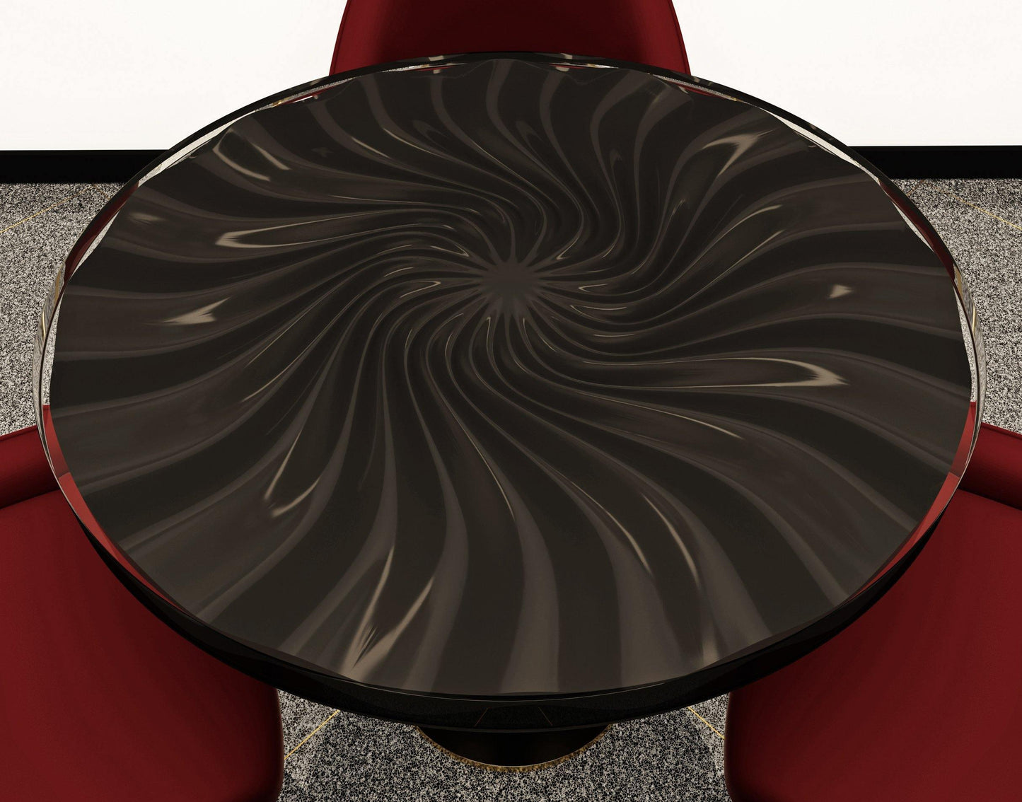 Modern Wavy Dining Table