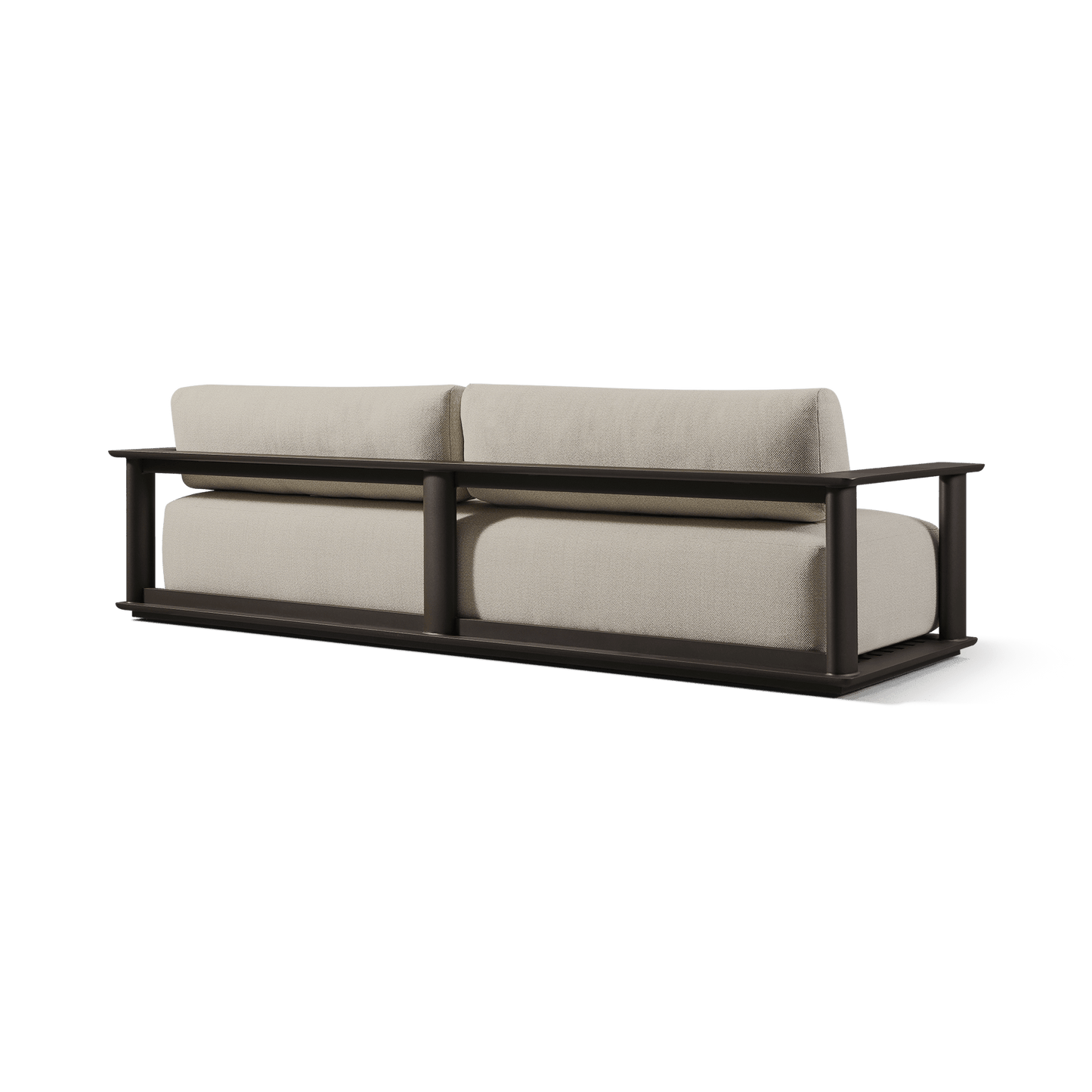 Newport Aluminum Sofa 108