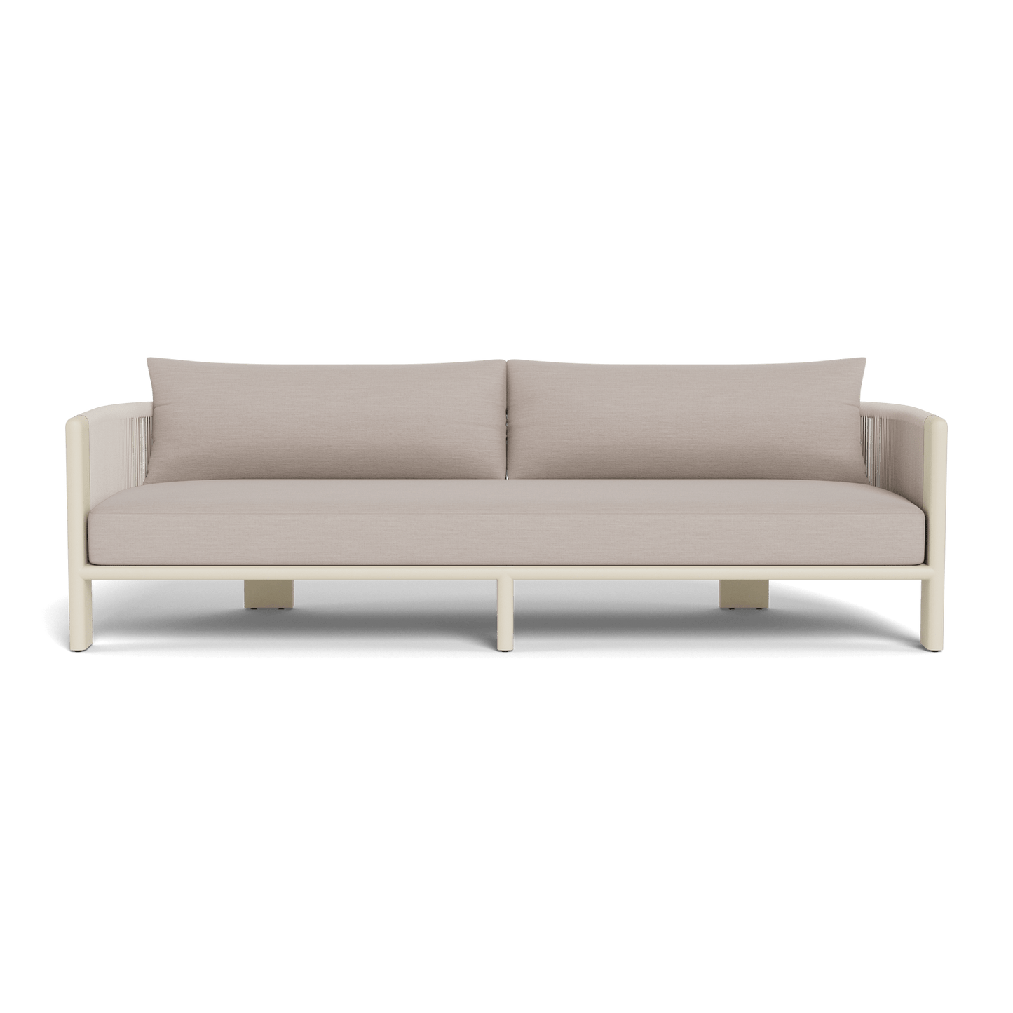 Divano in alluminio Palm Beach a 3 posti