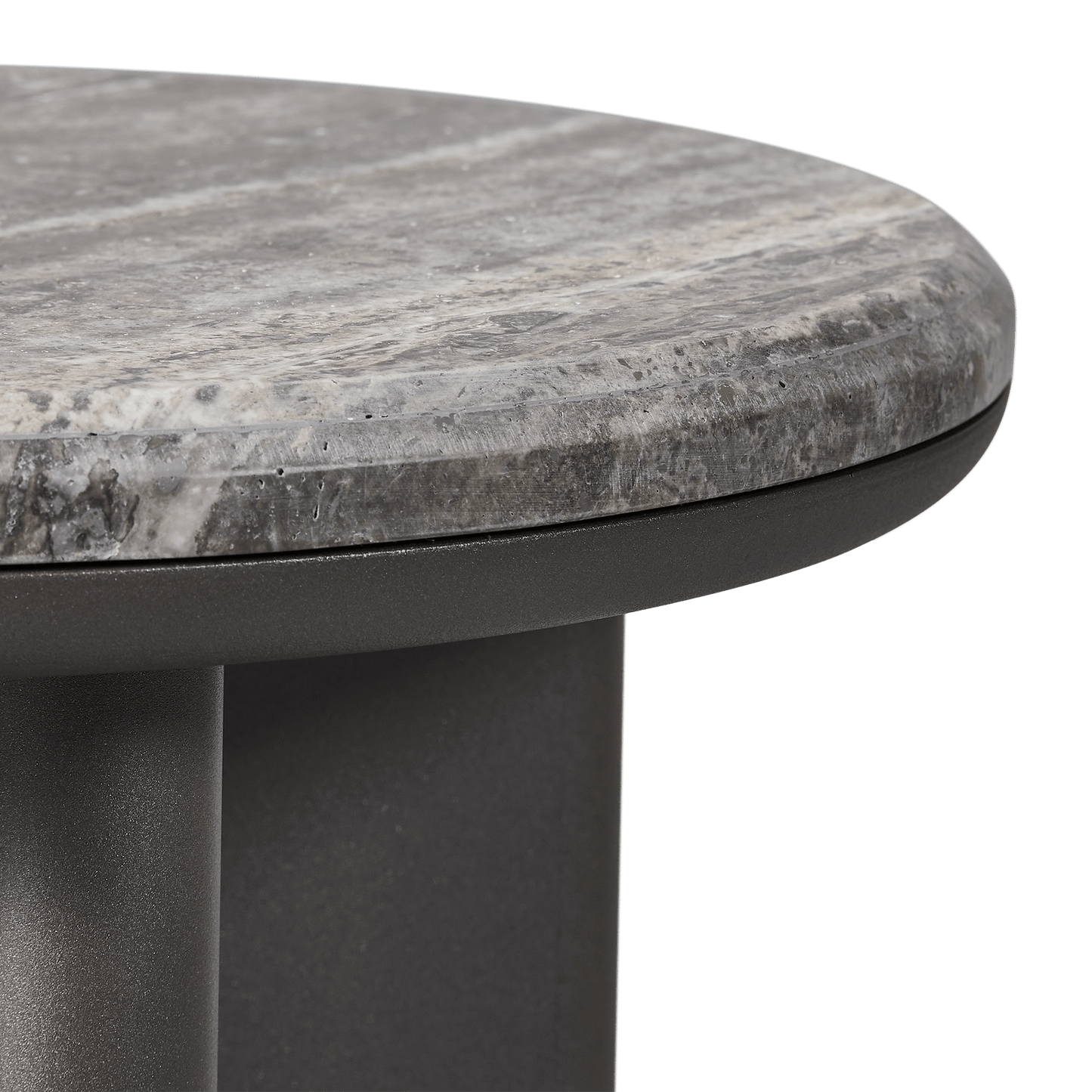 Palm Beach Aluminum Round Side Table