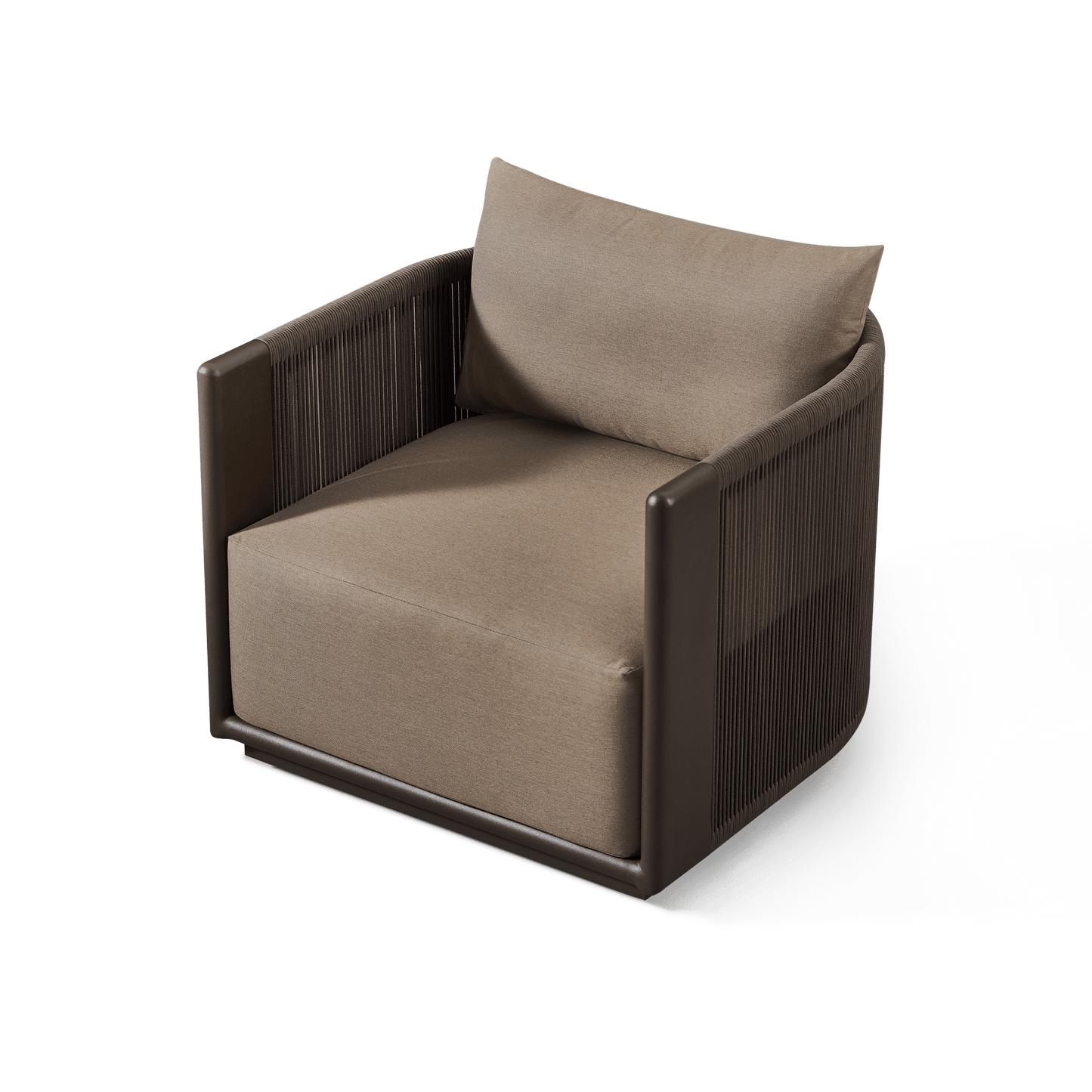 Palm Beach Aluminum Swivel Lounge Chair