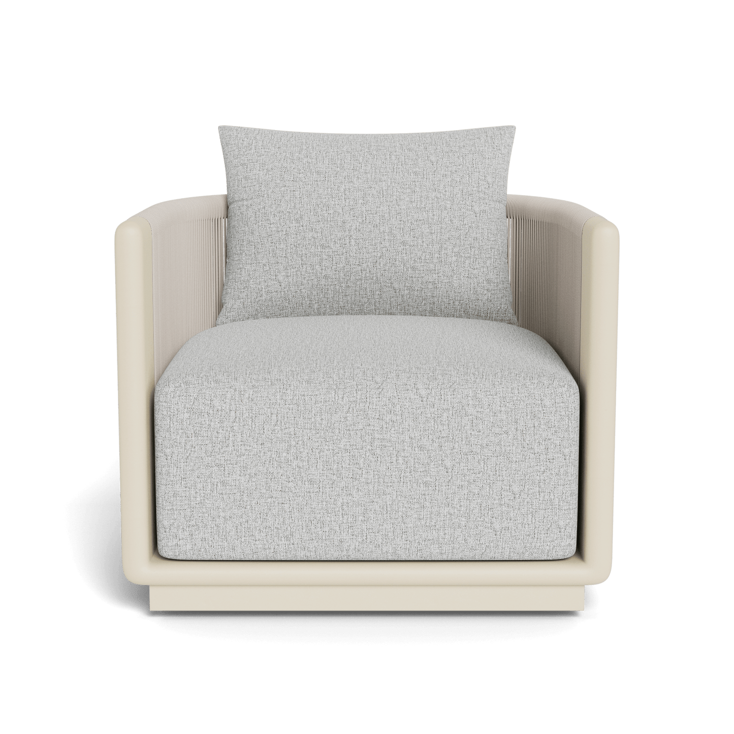Palm Beach Aluminum Swivel Lounge Chair