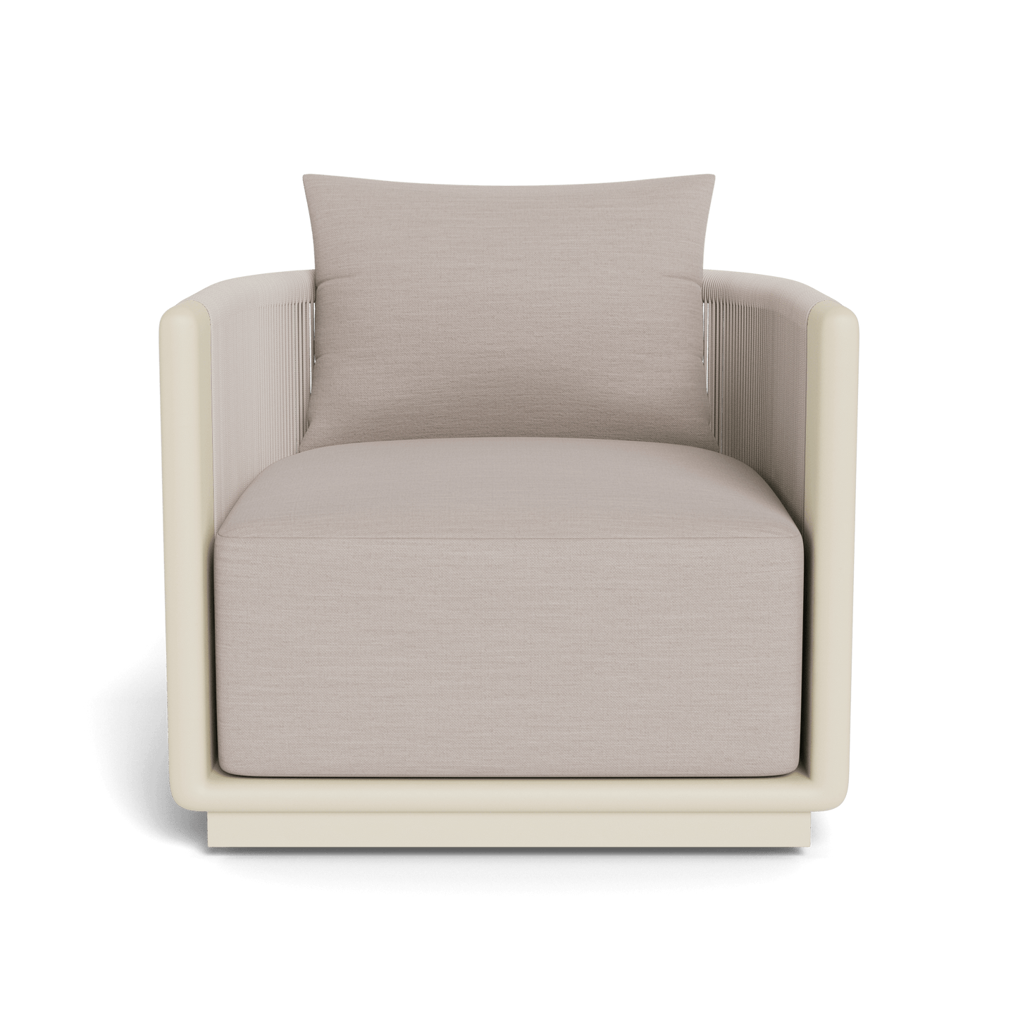 Palm Beach Aluminum Swivel Lounge Chair