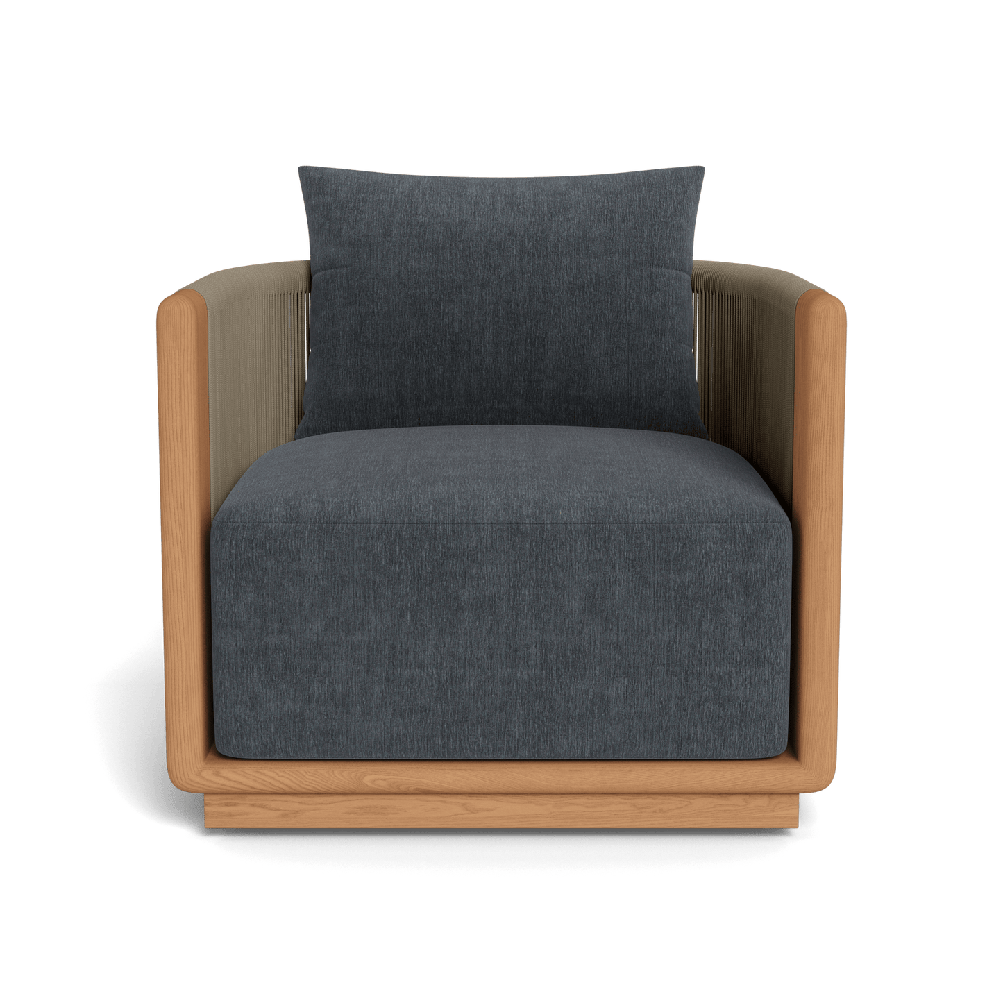Palm Beach Teak Swivel Lounge Chair