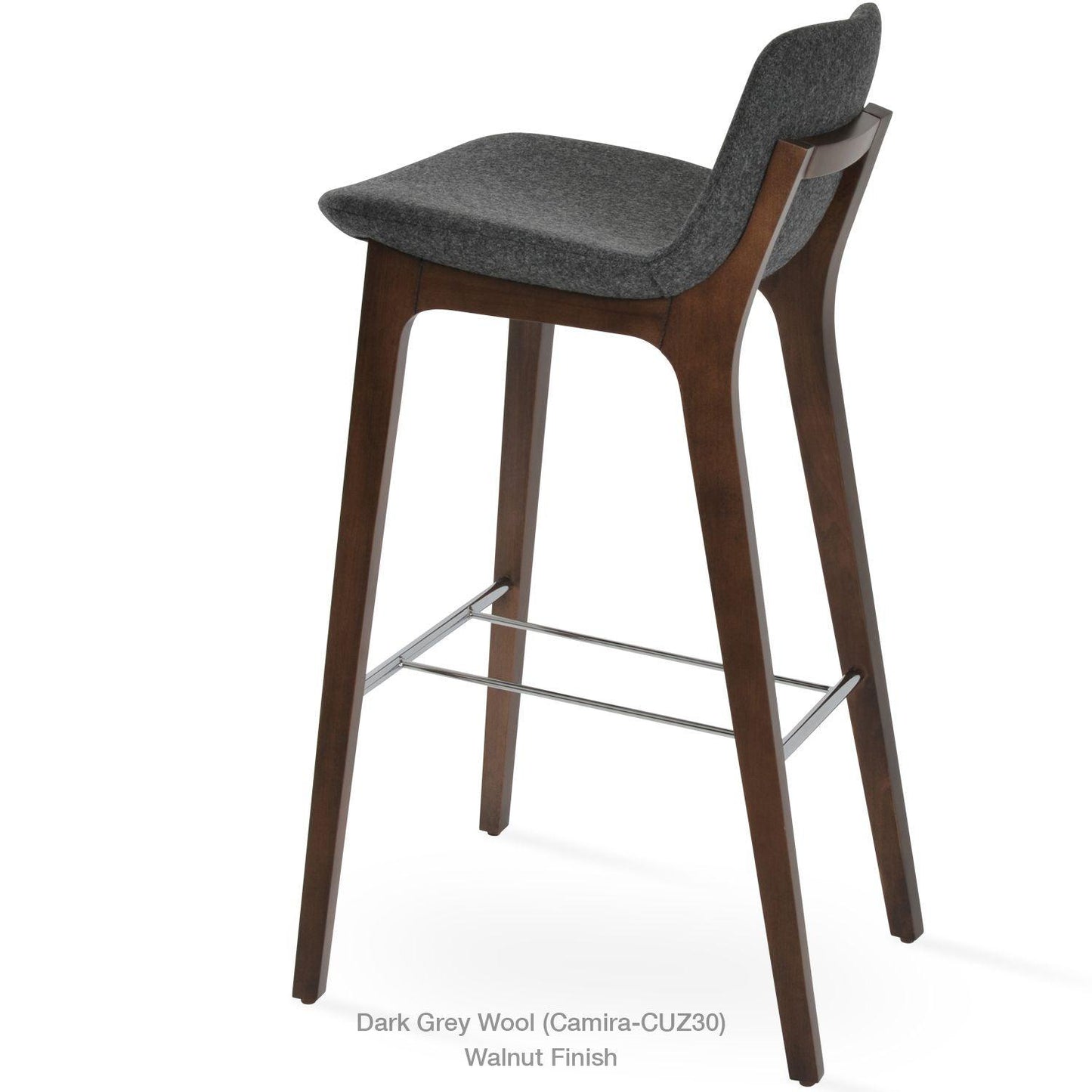 PERA WOOD HANDLE BACK STOOL
