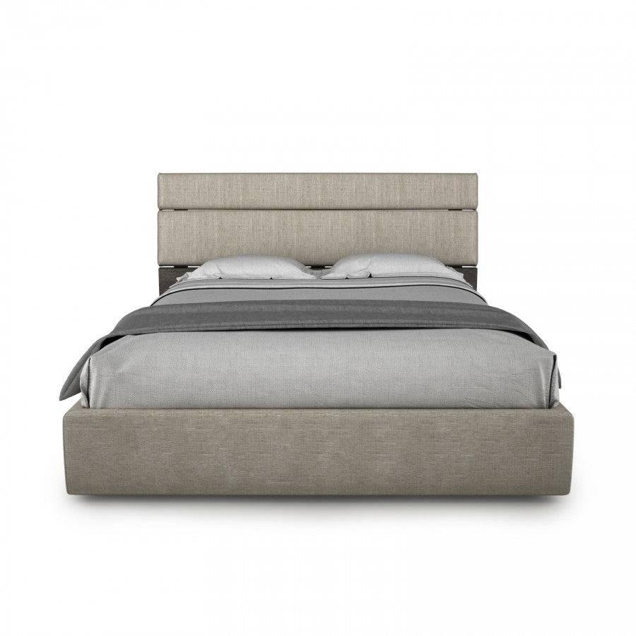 PLANK UPHOLSTERED STORAGE BED
