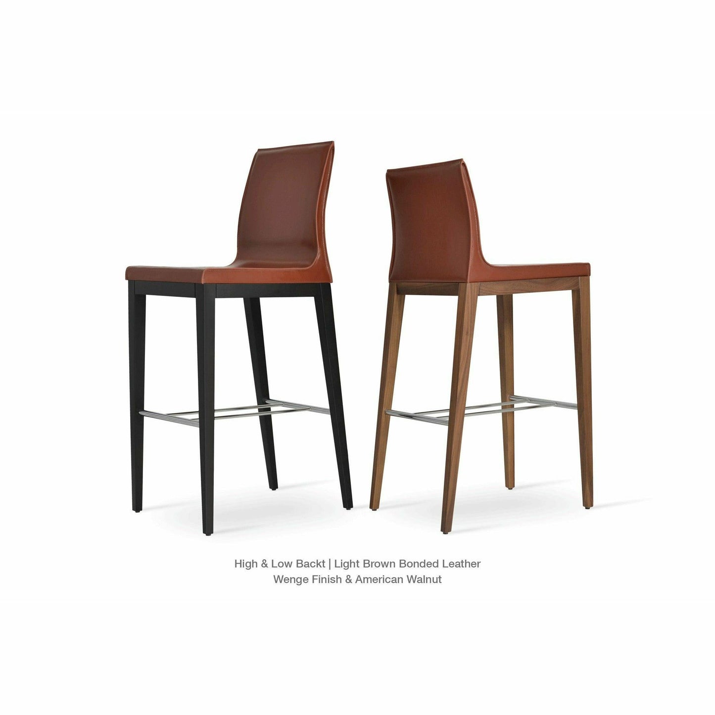 POLO WOOD LOW BACK STOOL