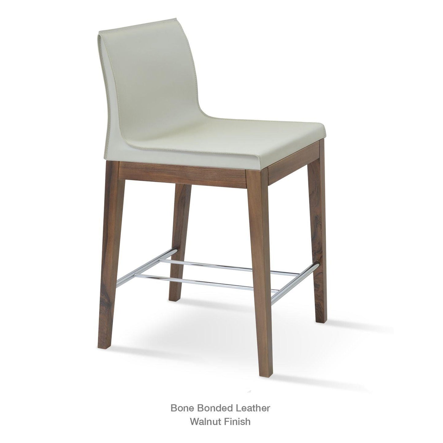 POLO WOOD LOW BACK STOOL