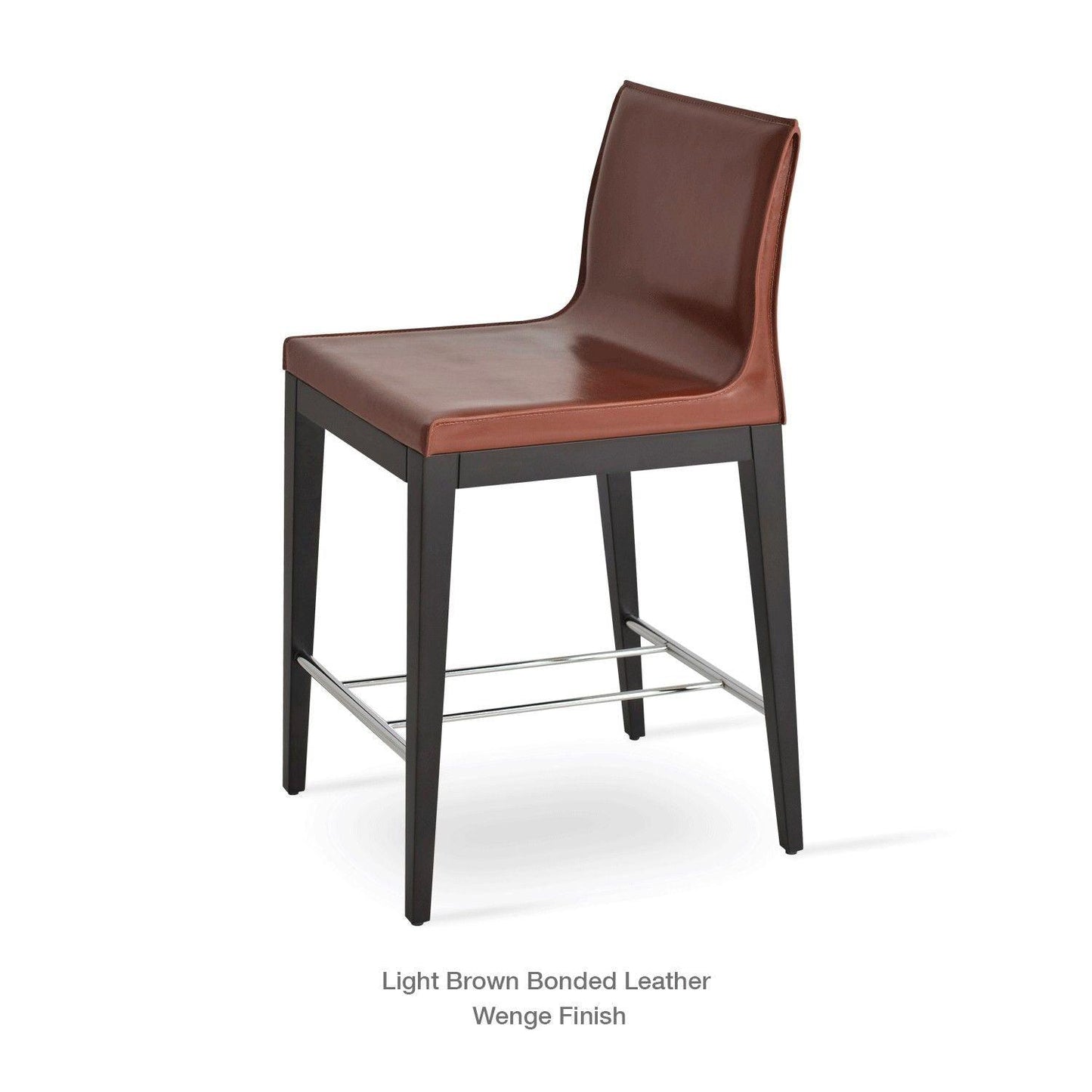 POLO WOOD LOW BACK STOOL