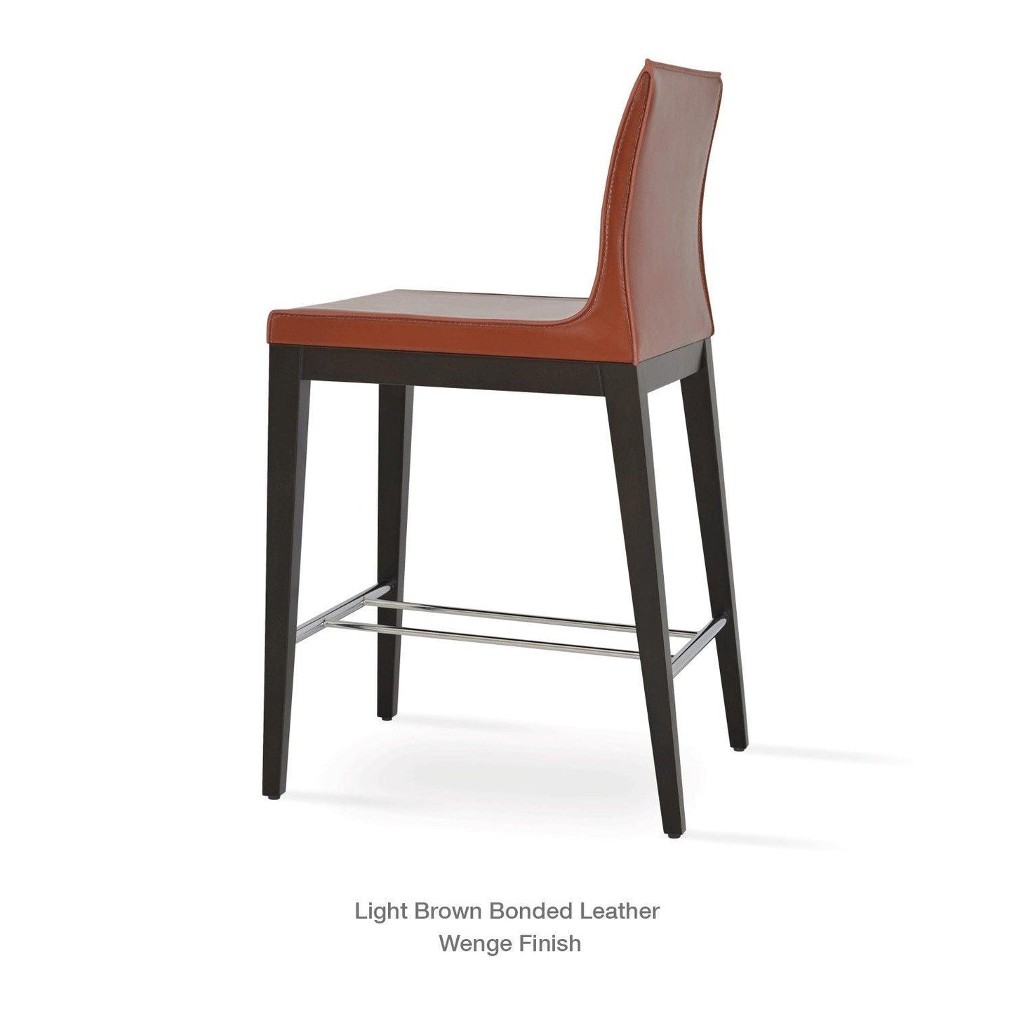 POLO WOOD LOW BACK STOOL