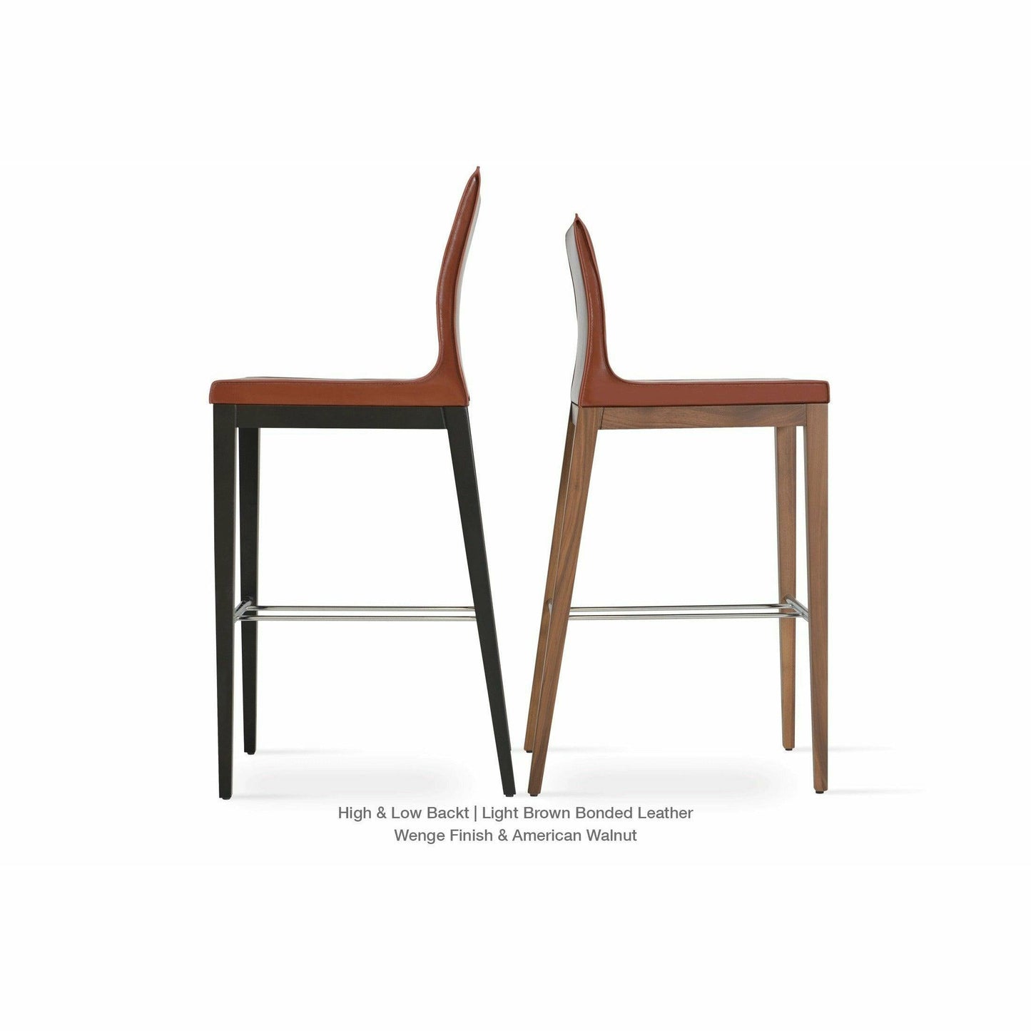 POLO WOOD LOW BACK STOOL