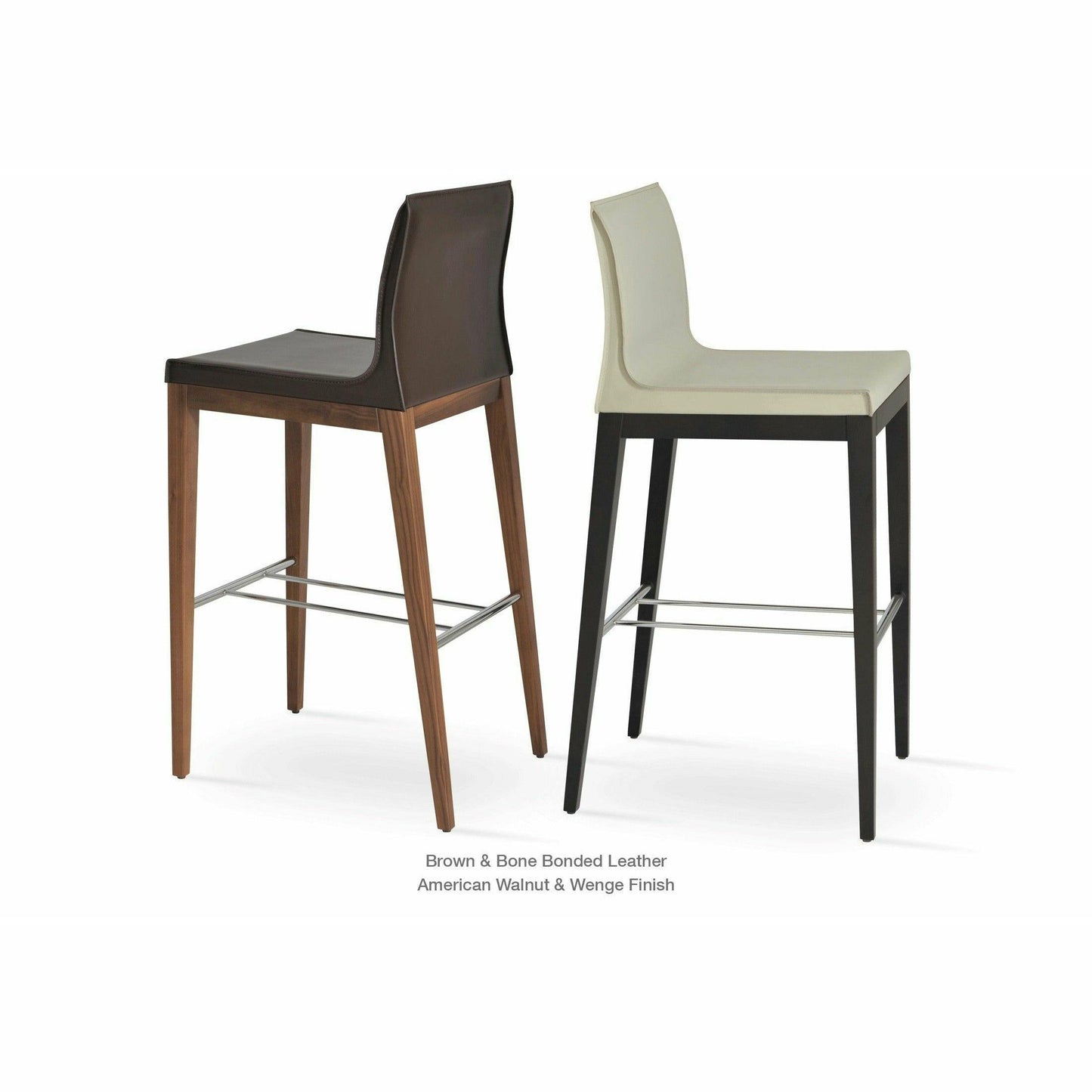 POLO WOOD LOW BACK STOOL