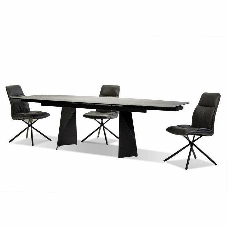 PRISM DINING TABLE INDUSTRIAL GREY