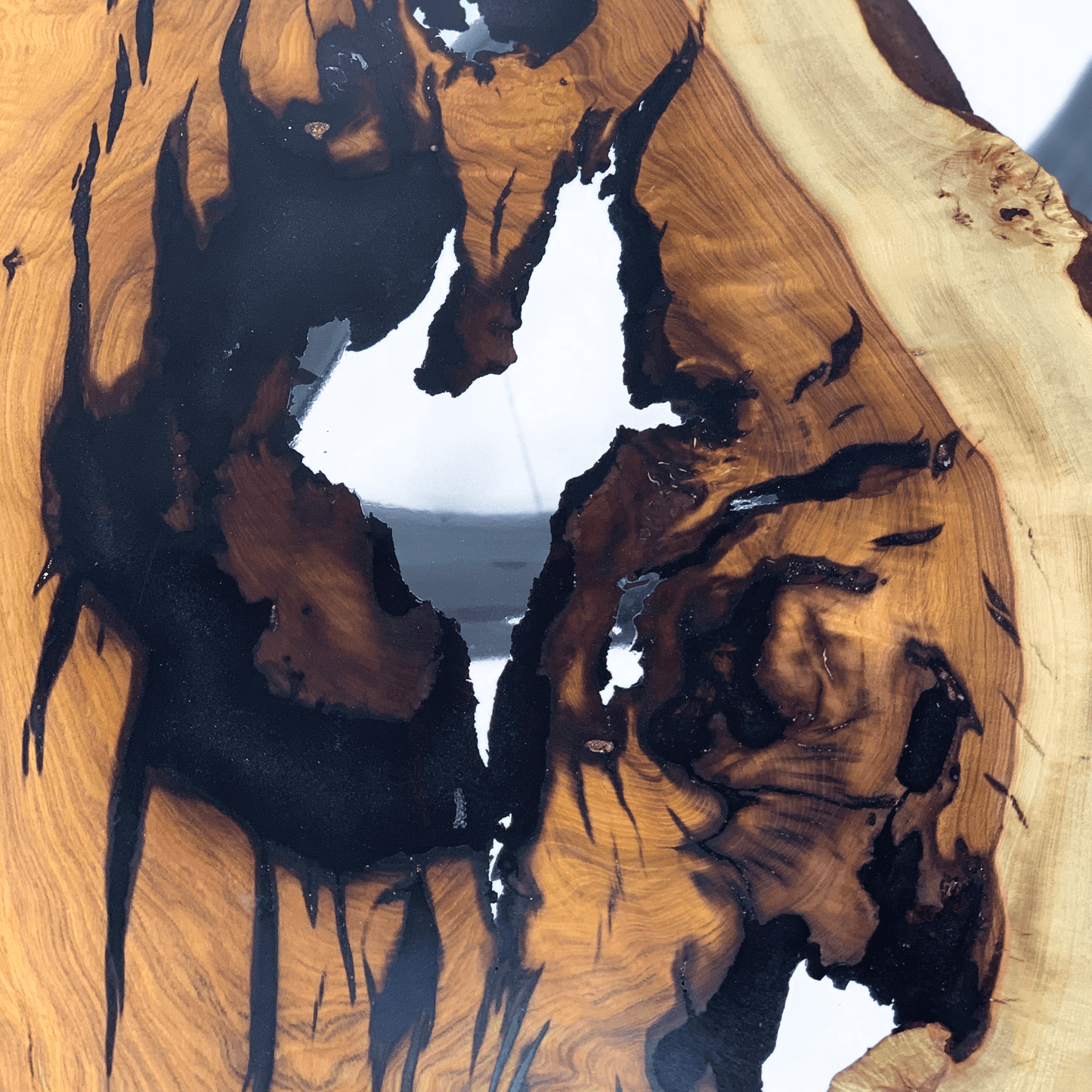 Rhadios Walnut Wood Dining Table