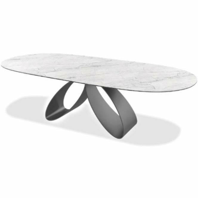RIBBON DINING TABLE WHITE
