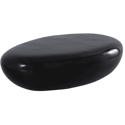 River Stone Coffee Table Black
