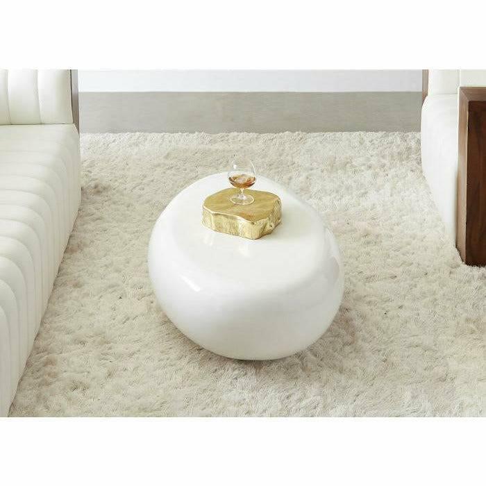 River Stone Coffee Table Gel Coat White