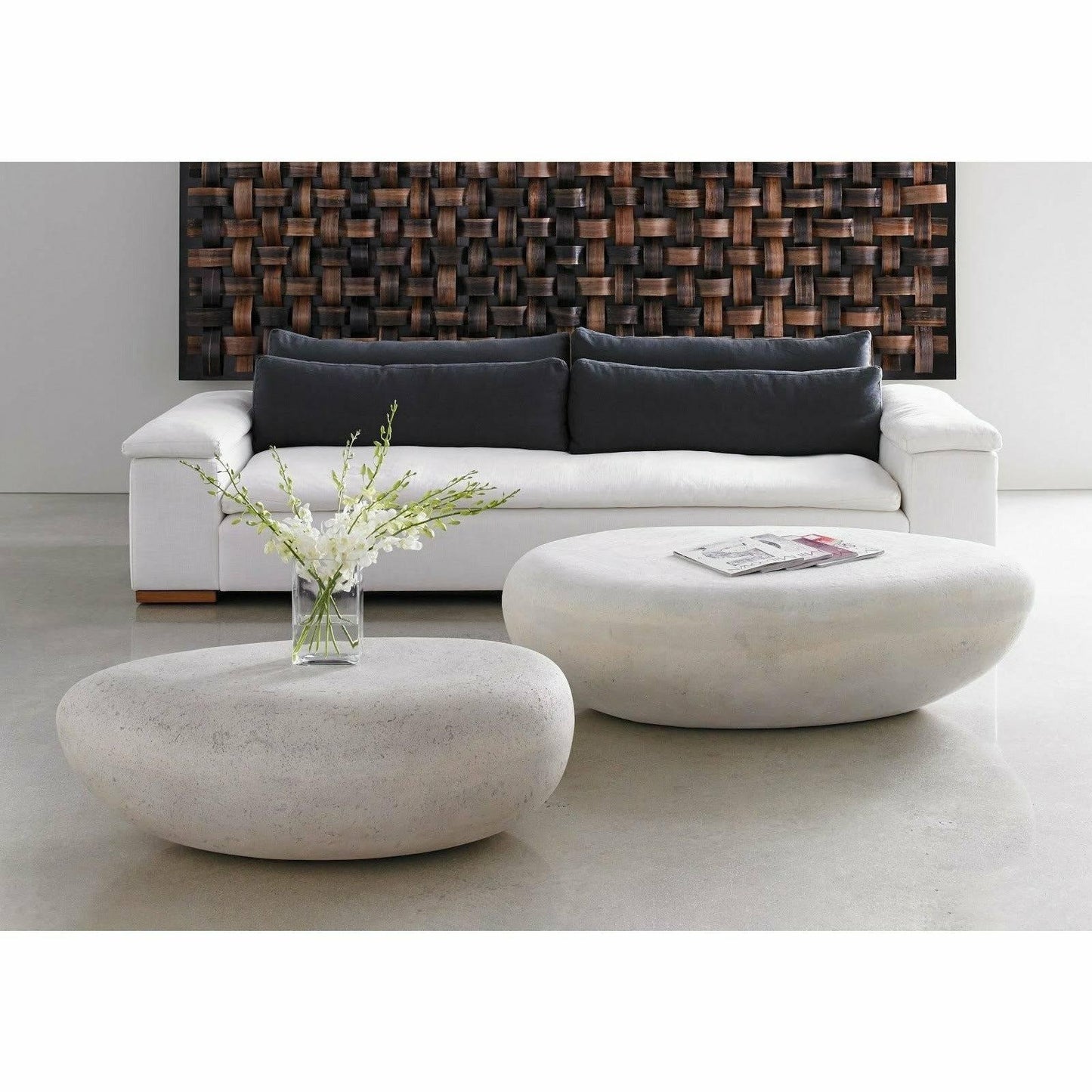 River Stone Coffee Table Roman Stone