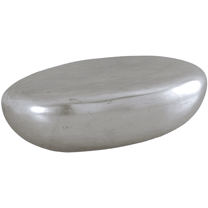 River Stone Coffee Table Silver