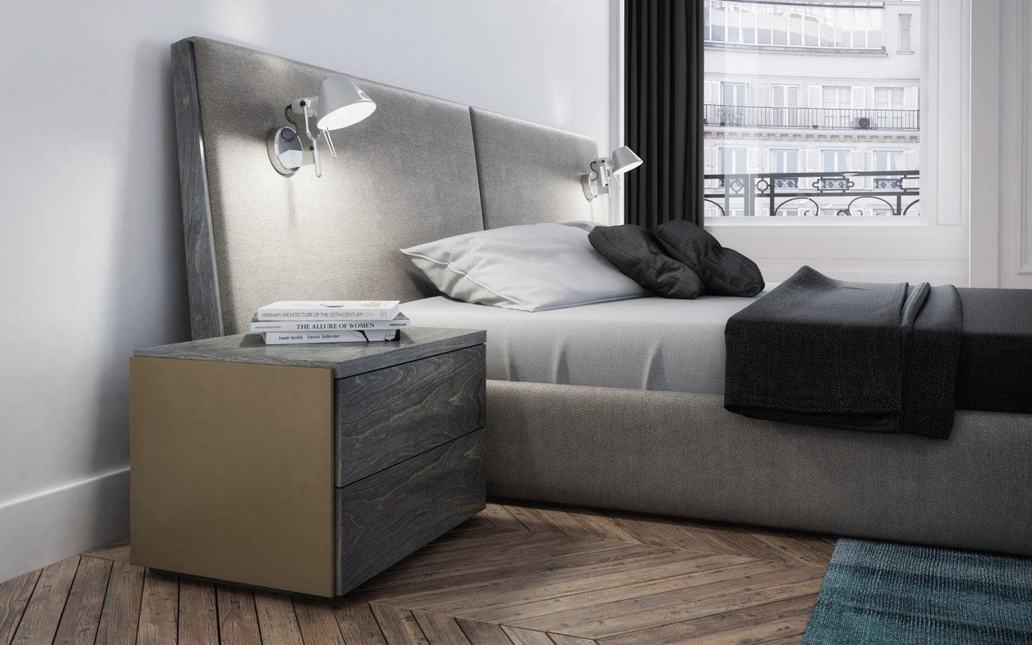 SERENO UPHOLSTERED BED