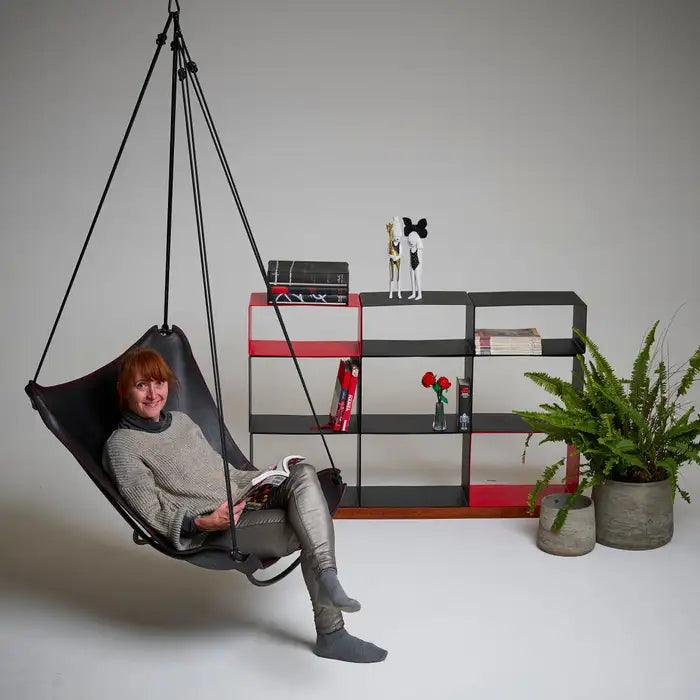 SLING BUTTERFLY Chair Tan Leather