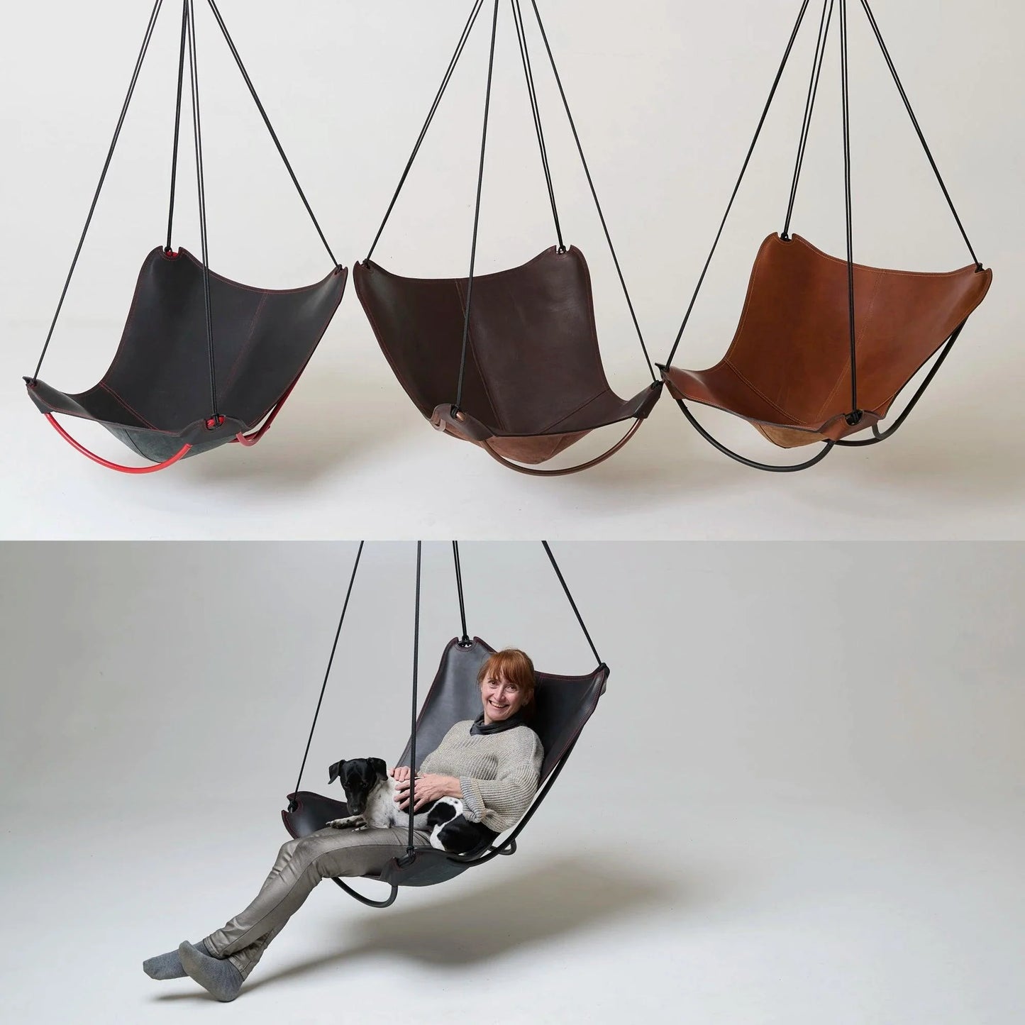 SLING BUTTERFLY Hanging Swing Chair Black