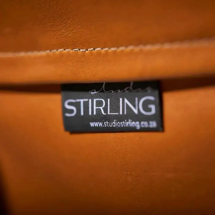 SLING Chair in Brown Ochre Leather