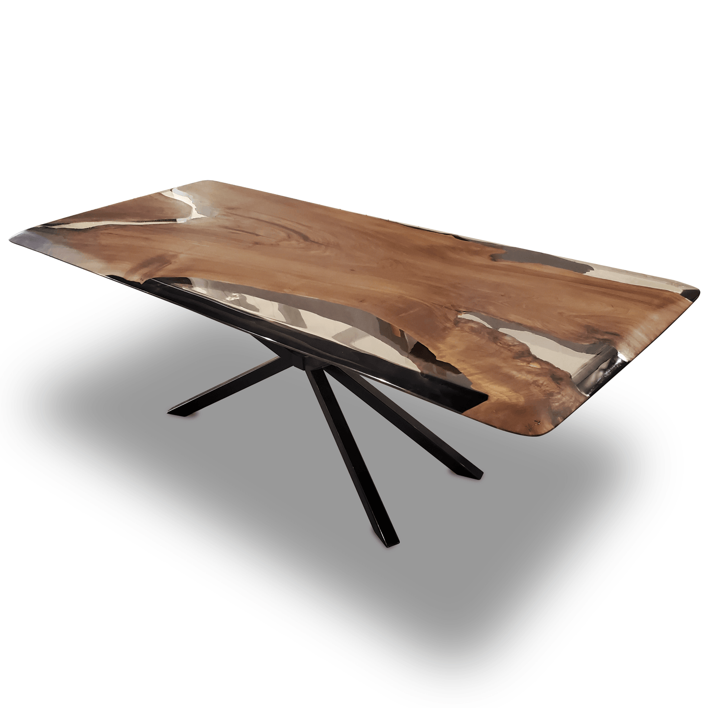 Stheno Walnut Wood Dining Table