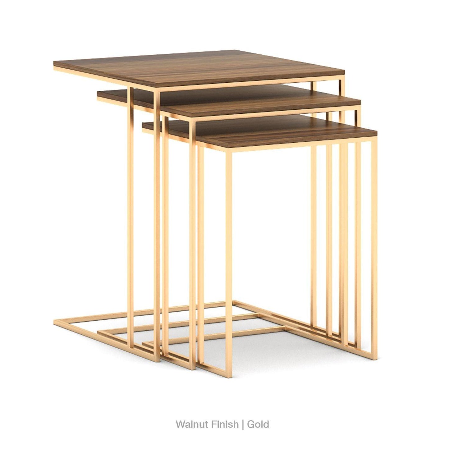 THREE END NESTING TABLE
