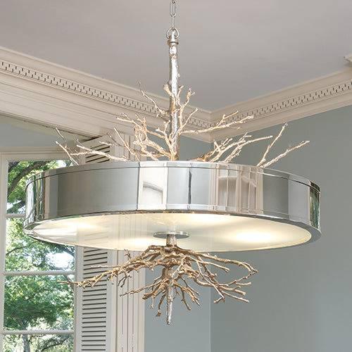 Twig Pendant-Nickel Ceiling Lamp