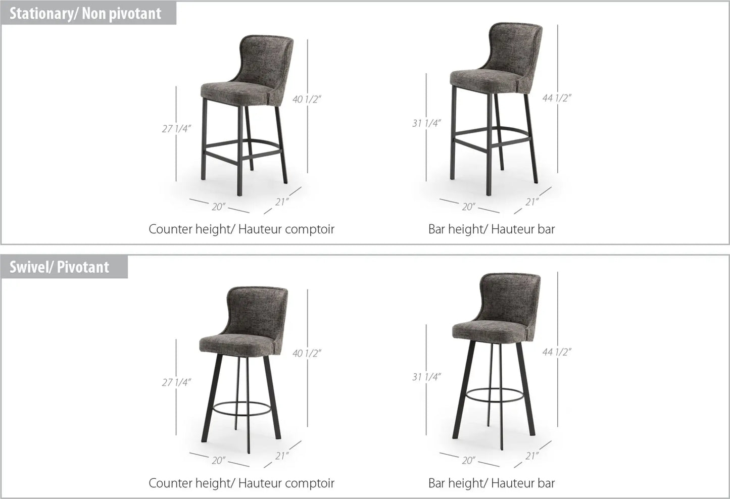 Verona Stationary Stool