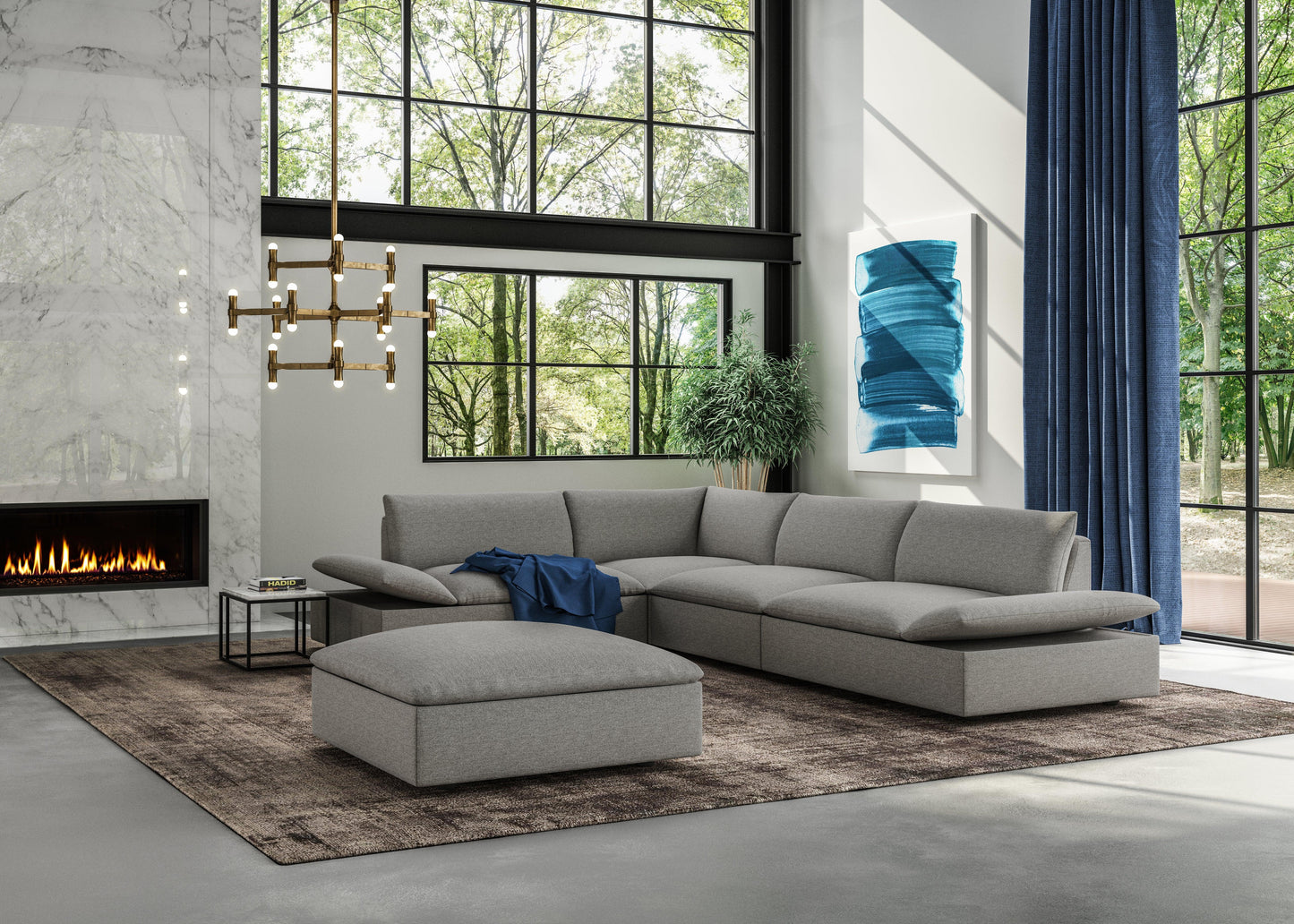 VERSA SOFA WITH ADJUSTABLE ARM Sectional