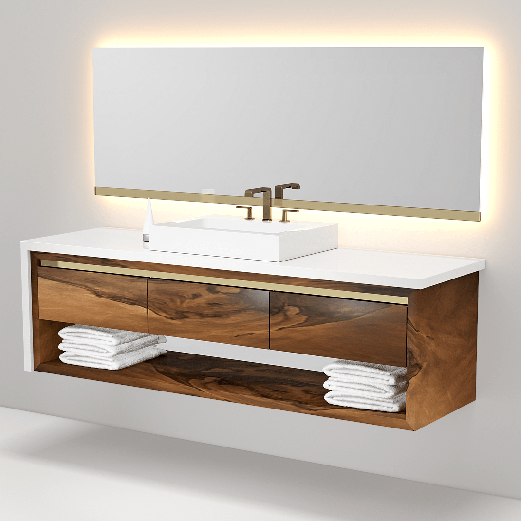 Victoria Walnut Vanity