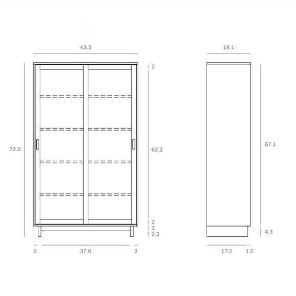 Wave Storage Cupboard