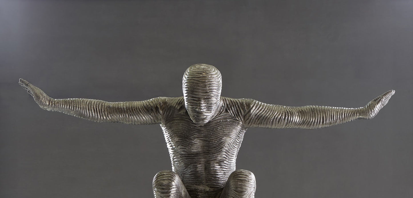 Outstretched Arms Sculpture Aluminum, Large