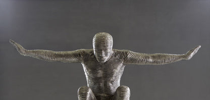Outstretched Arms Sculpture Aluminum, Large