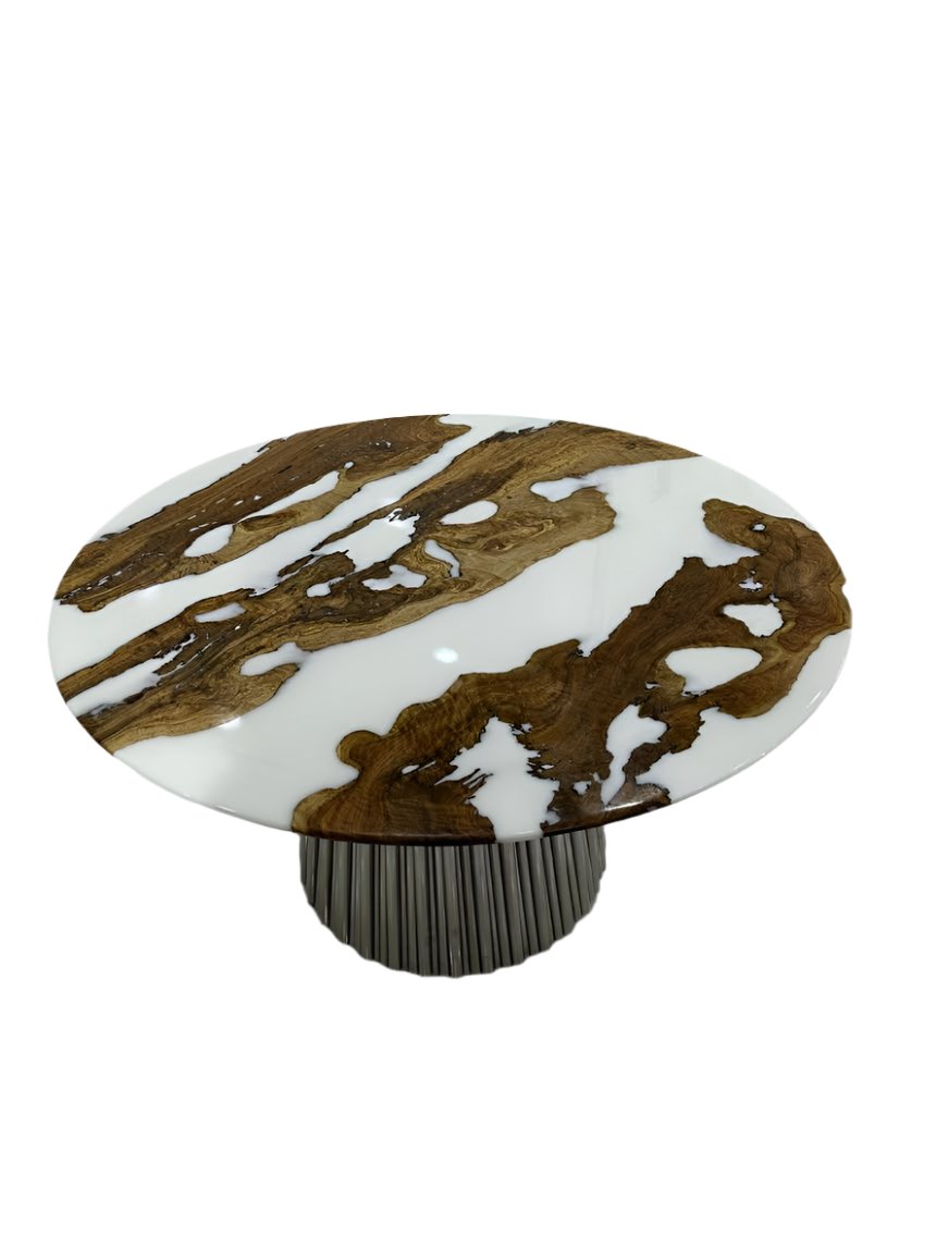 Grazia Olive Round Dining Table