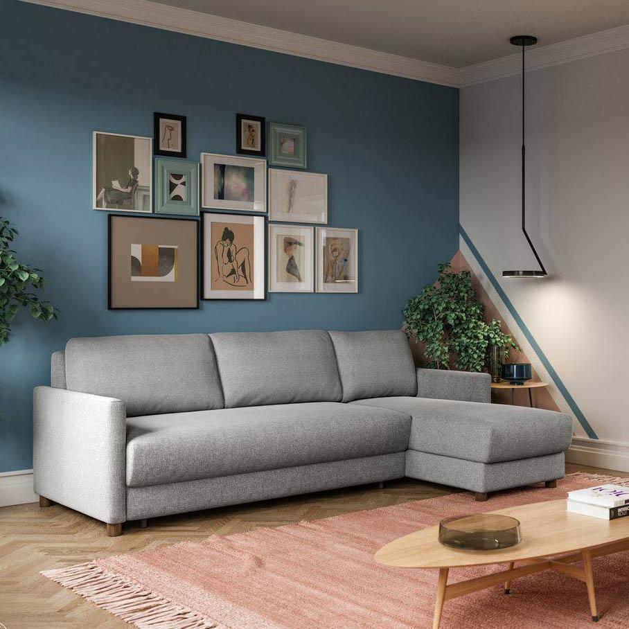 Pint Full Size XL Loveseat Chaise Sleeper