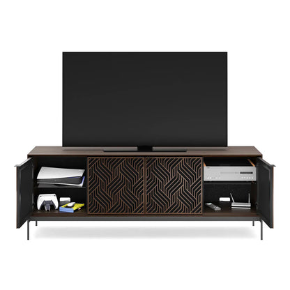 Elements 8709 Weave Media Cabinet with Console Base